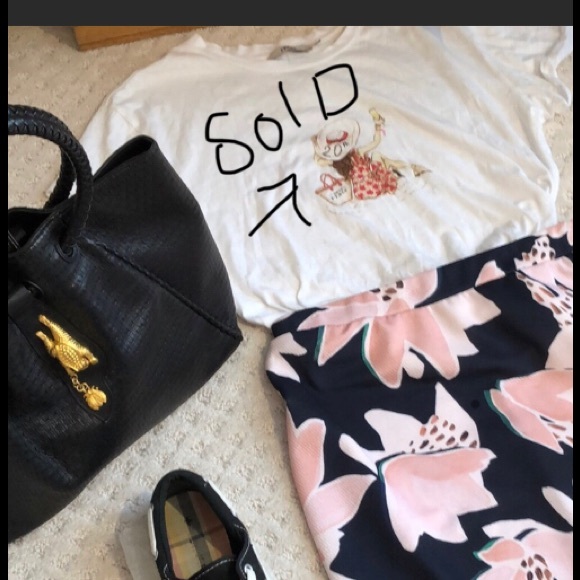 SzS/M bodycon ICONE Floral skirt - Picture 4 of 5